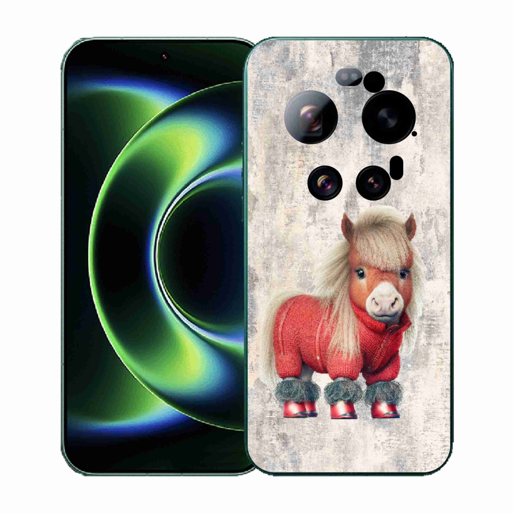 Gelový kryt mmCase na Xiaomi 17 Ultra - poník ve svetru