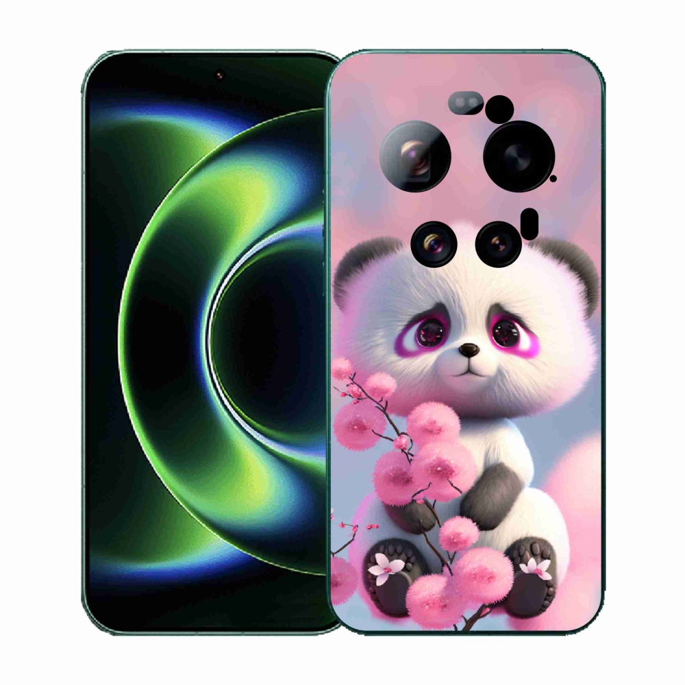 Gelový kryt mmCase na Xiaomi 17 Ultra - roztomilá panda 1