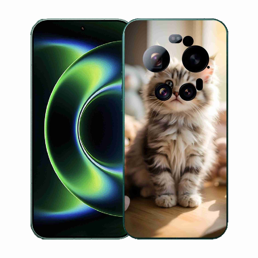 Gelový kryt mmCase na Xiaomi 17 Ultra - roztomilé kotě 10