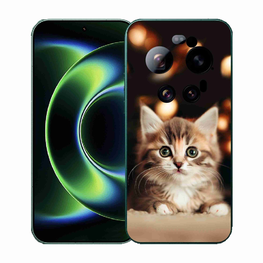 Gelový kryt mmCase na Xiaomi 17 Ultra - roztomilé kotě 2