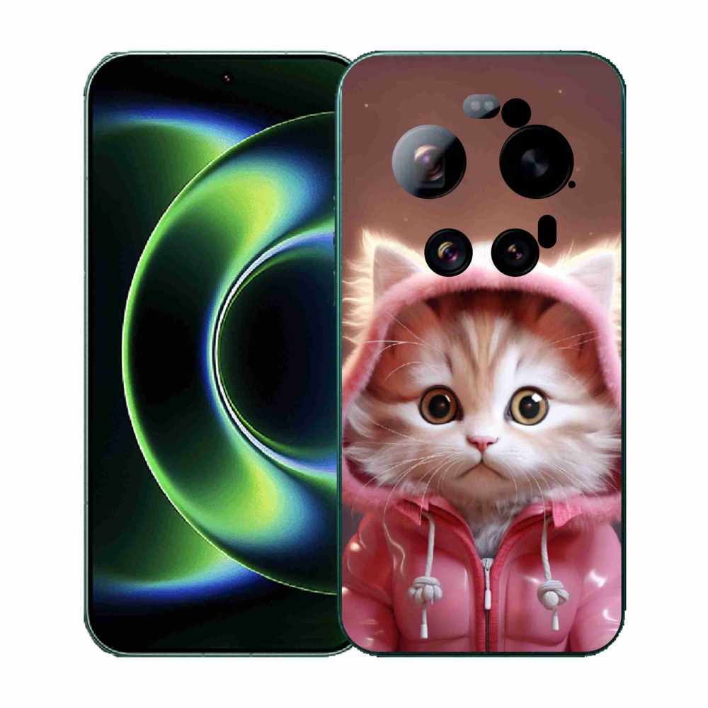 Gelový kryt mmCase na Xiaomi 17 Ultra - roztomilé kotě 3