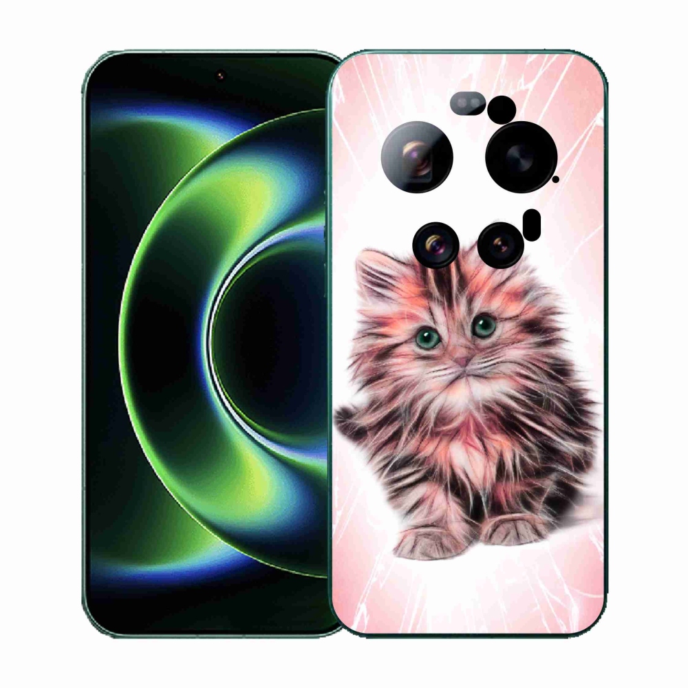 Gelový kryt mmCase na Xiaomi 17 Ultra - roztomilé kotě