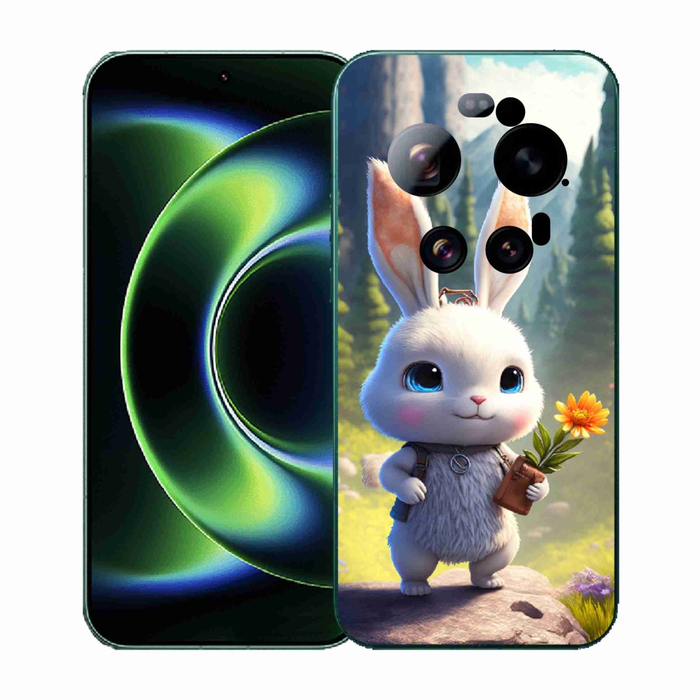 Gelový kryt mmCase na Xiaomi 17 Ultra - roztomilý králíček