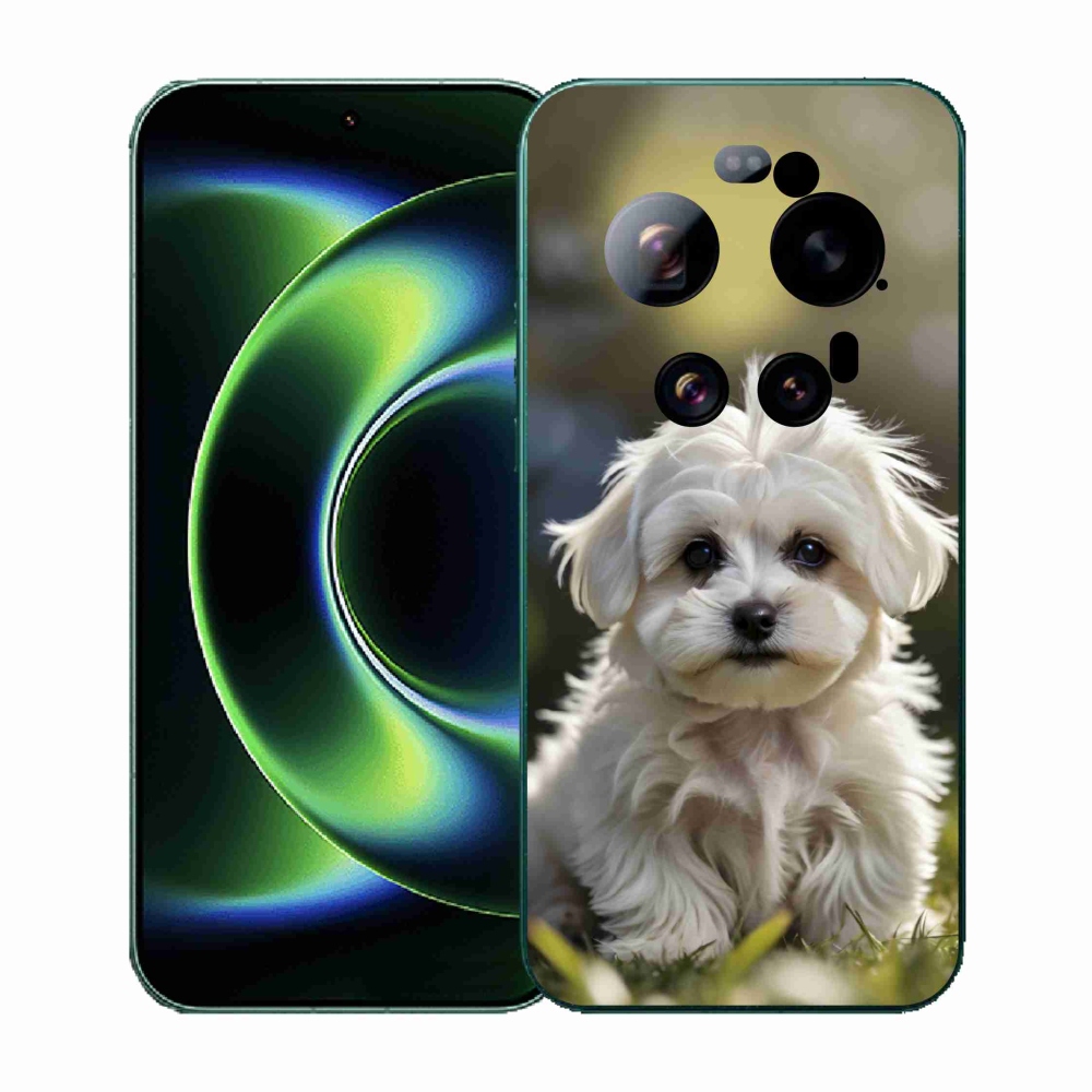 Gelový kryt mmCase na Xiaomi 17 Ultra - roztomilý maltézský psík