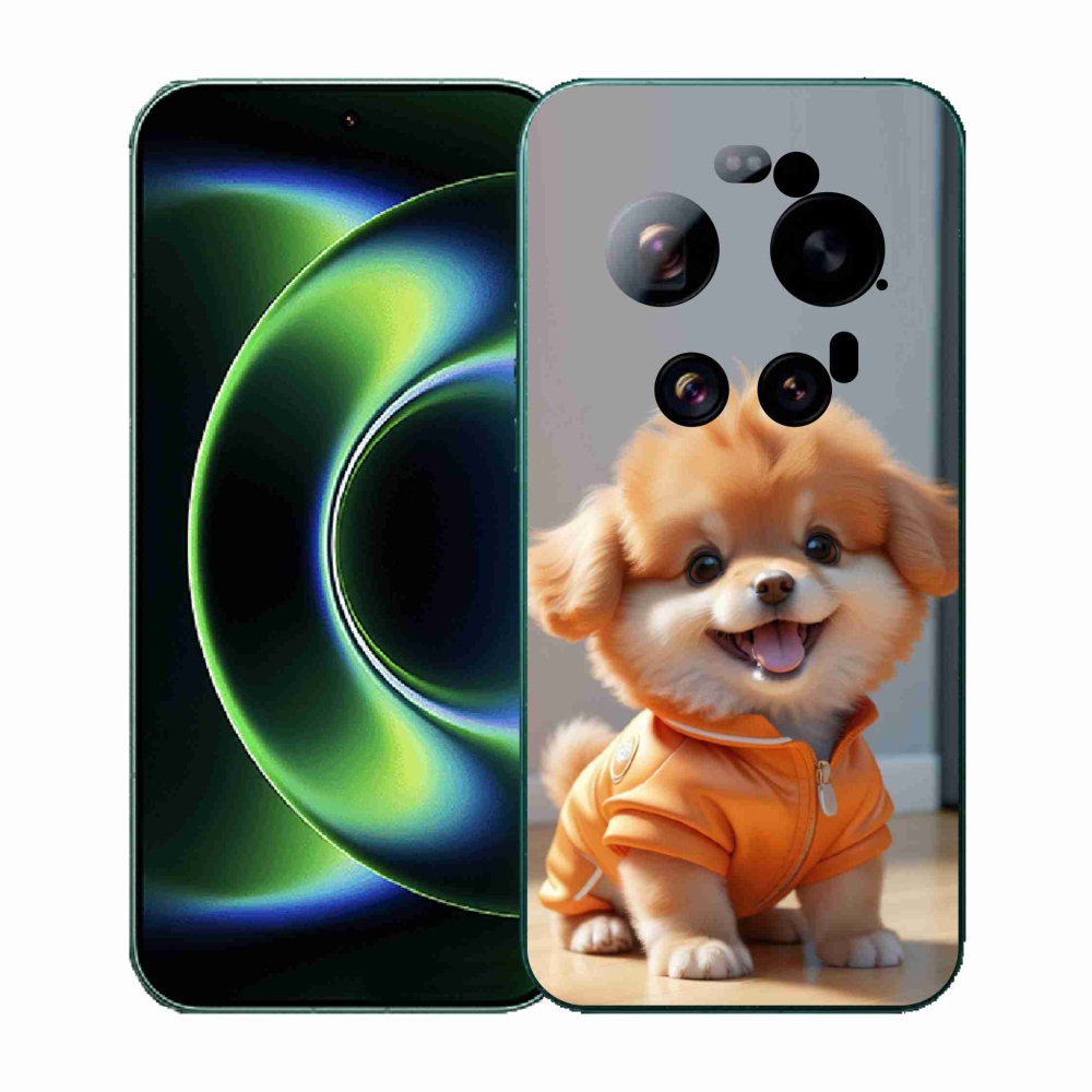 Gelový kryt mmCase na Xiaomi 17 Ultra - roztomilý pomeranian v mikině