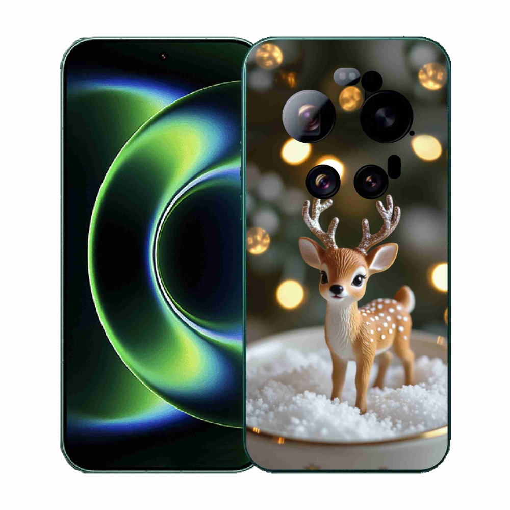 Gelový kryt mmCase na Xiaomi 17 Ultra - roztomilý vánoční jelen