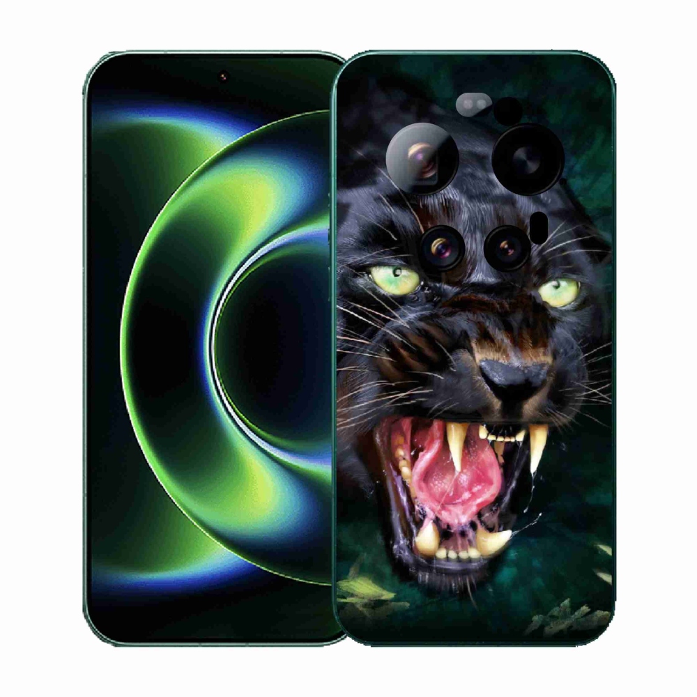 Gelový kryt mmCase na Xiaomi 17 Ultra - rozzuřený černý panter