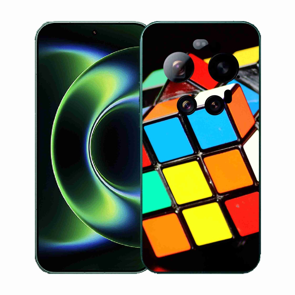 Gelový kryt mmCase na Xiaomi 17 Ultra - rubikova kostka