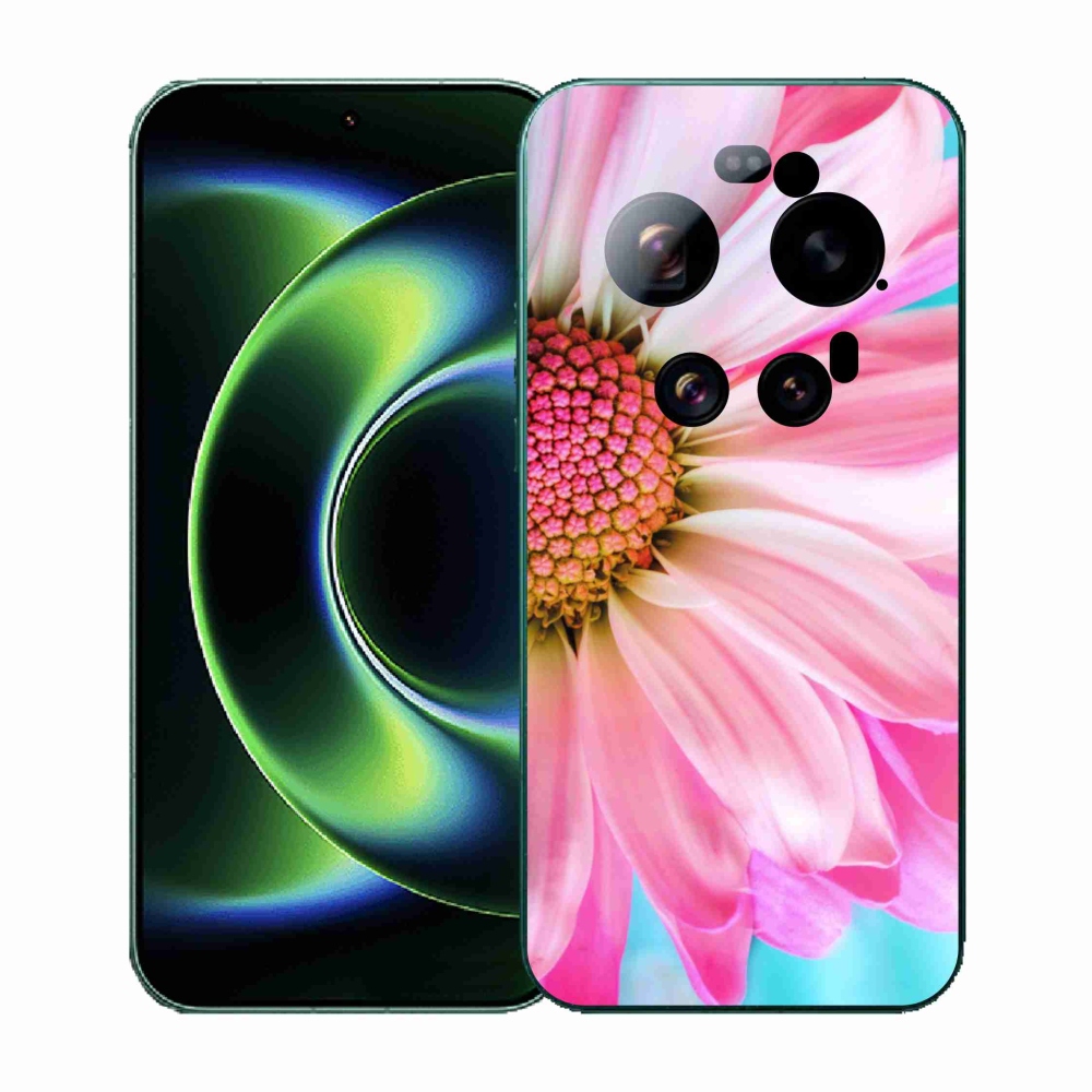 Gelový kryt mmCase na Xiaomi 17 Ultra - růžová květina