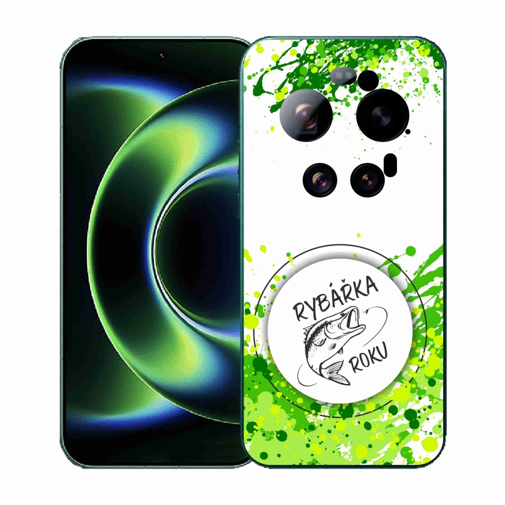 Gelový kryt mmCase na Xiaomi 17 Ultra - rybářka roku bílé pozadí