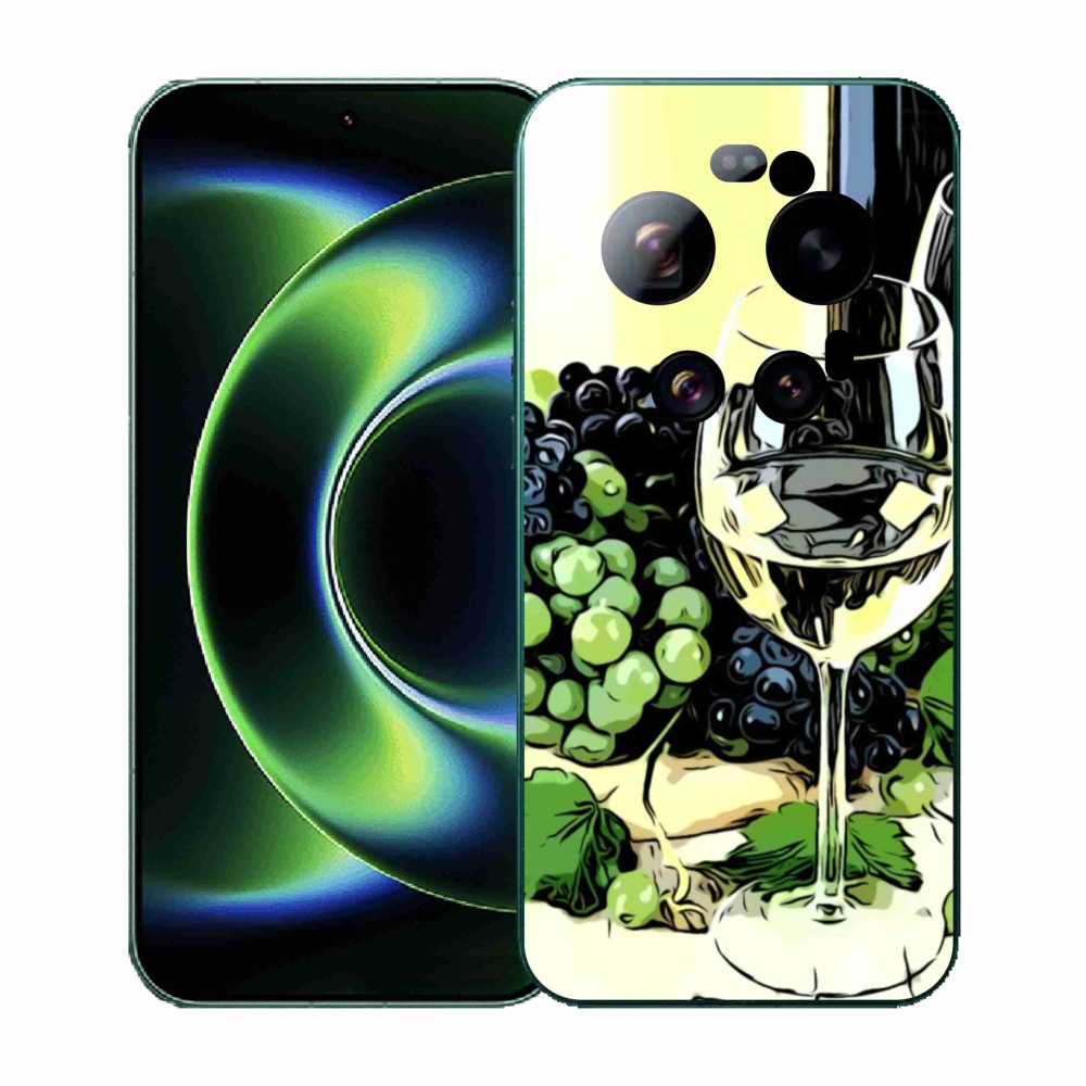 Gelový kryt mmCase na Xiaomi 17 Ultra - sklenka vína