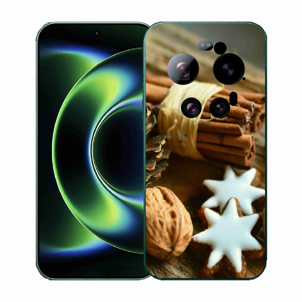 Gelový kryt mmCase na Xiaomi 17 Ultra - skořice a perníčky