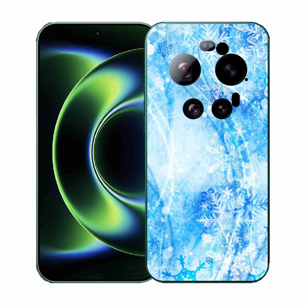 Gelový kryt mmCase na Xiaomi 17 Ultra - sněhové vločky