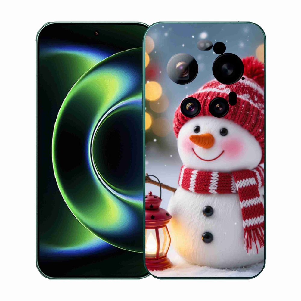 Gelový kryt mmCase na Xiaomi 17 Ultra - sněhulák 2