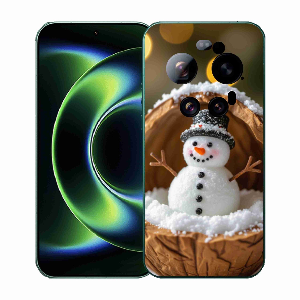 Gelový kryt mmCase na Xiaomi 17 Ultra - sněhulák 4