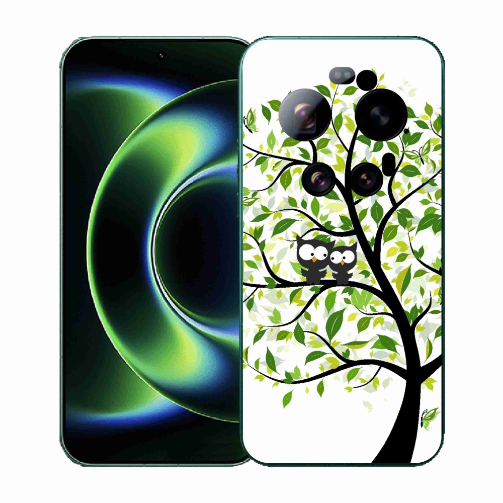 Gelový kryt mmCase na Xiaomi 17 Ultra - sovičky na stromě