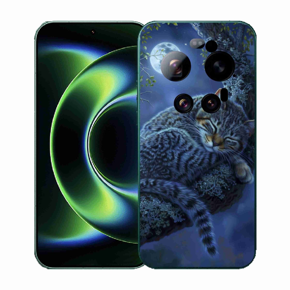 Gelový kryt mmCase na Xiaomi 17 Ultra - spící kočka