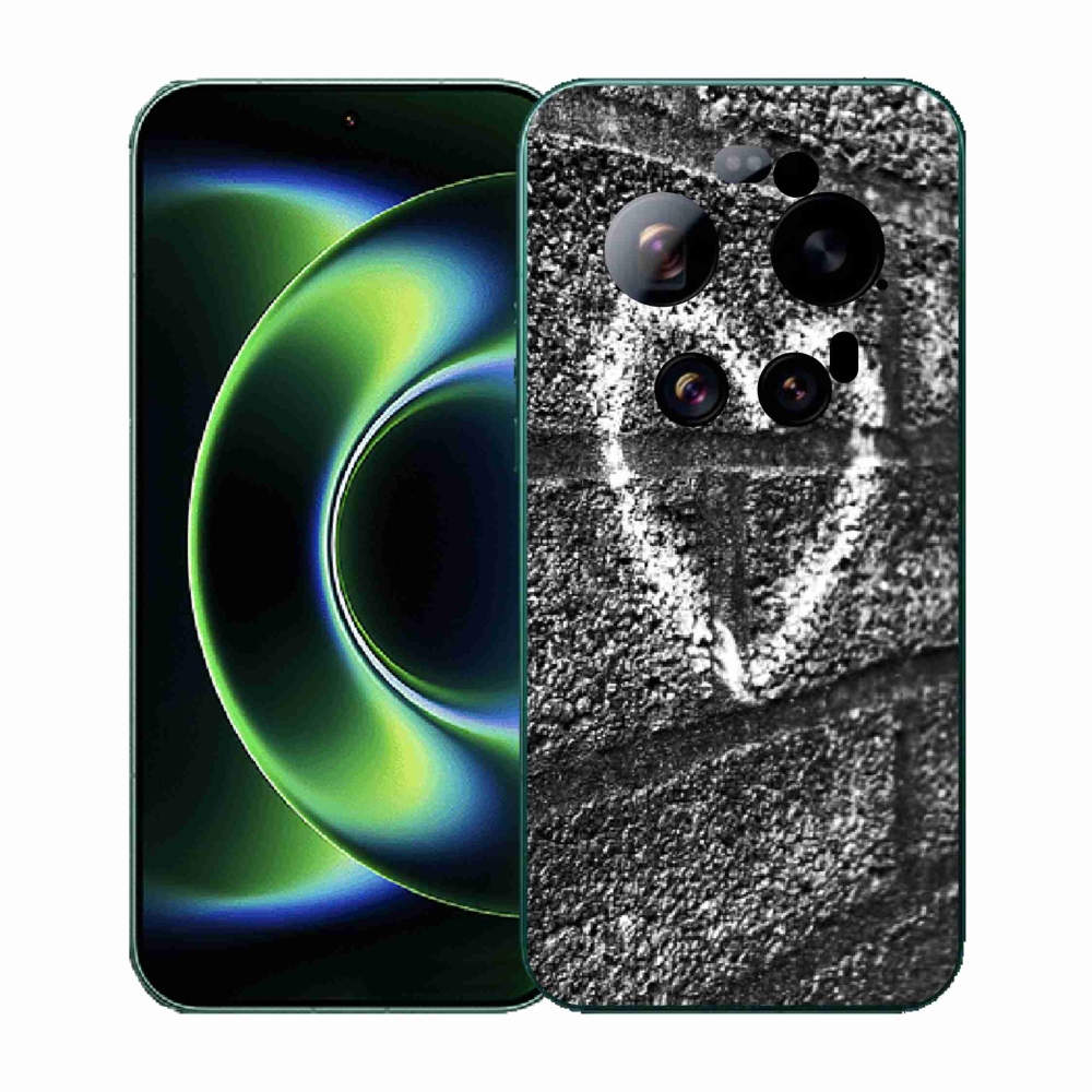 Gelový kryt mmCase na Xiaomi 17 Ultra - srdce na zdi