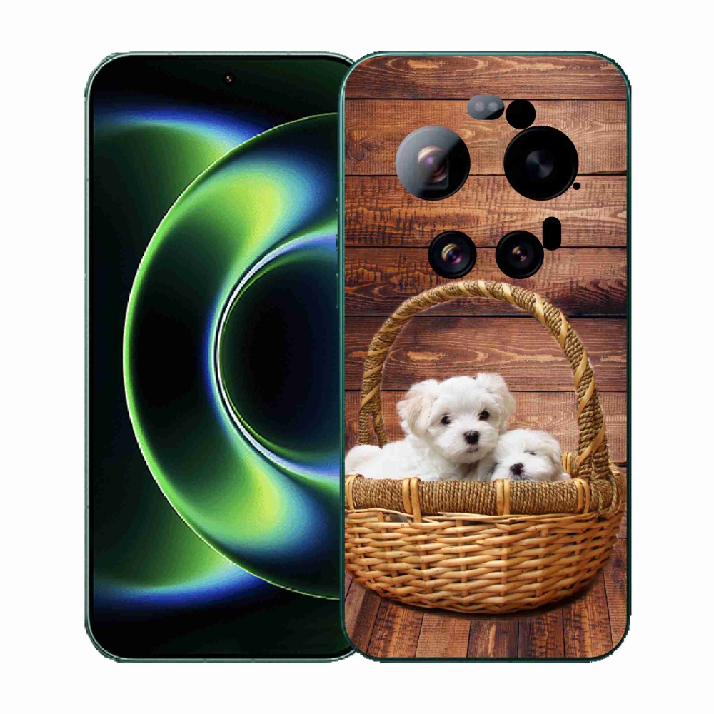 Gelový kryt mmCase na Xiaomi 17 Ultra - štěňátka