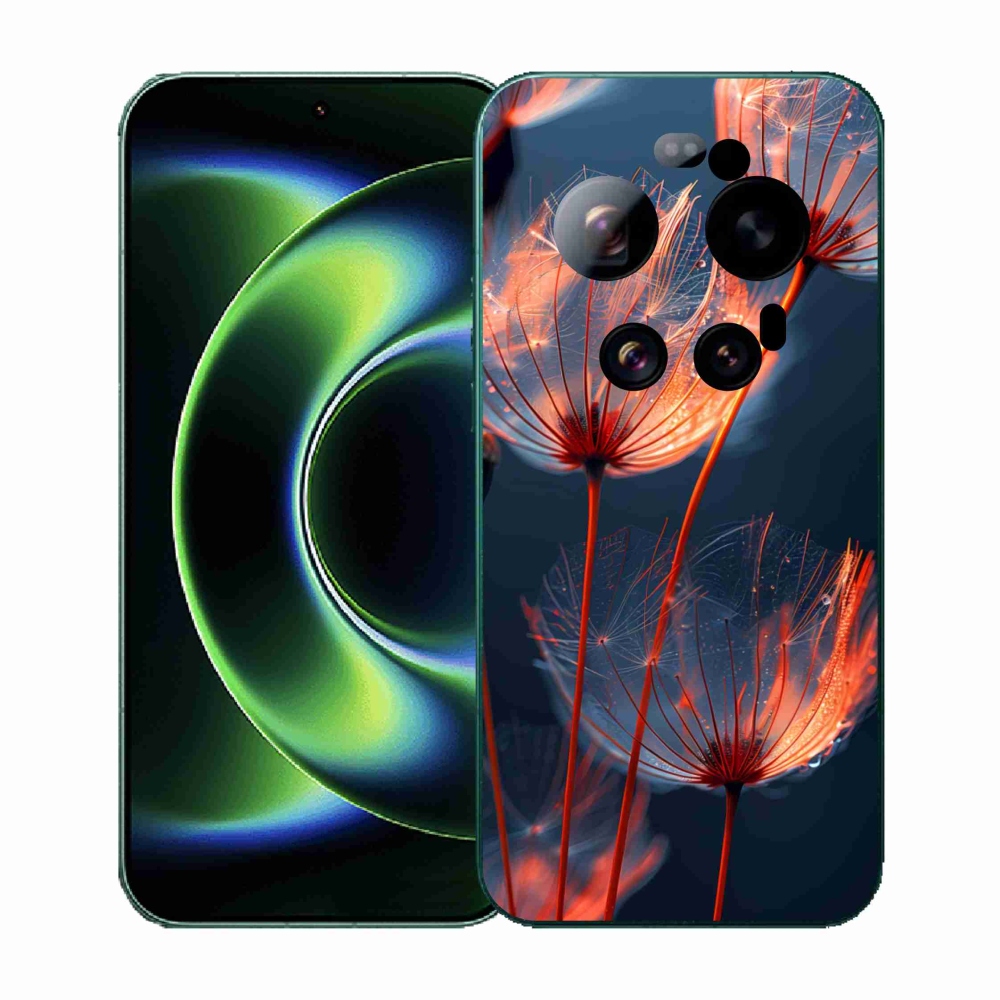 Gelový kryt mmCase na Xiaomi 17 Ultra - světélkující chmýří