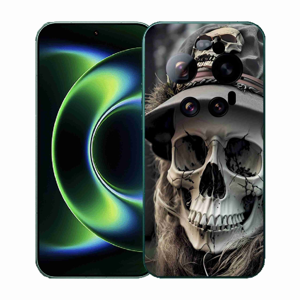 Gelový kryt mmCase na Xiaomi 17 Ultra - temná lebka