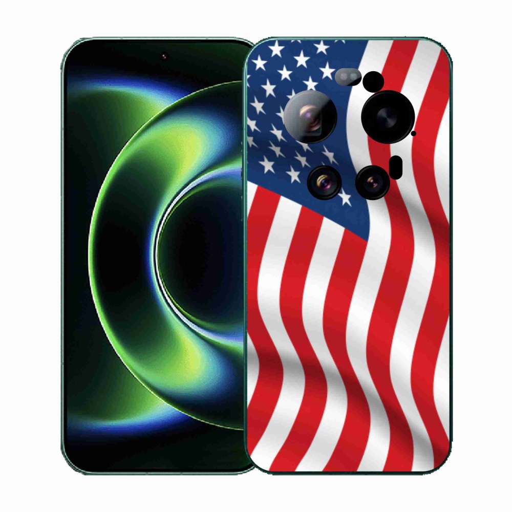 Gelový kryt mmCase na Xiaomi 17 Ultra - USA vlajka