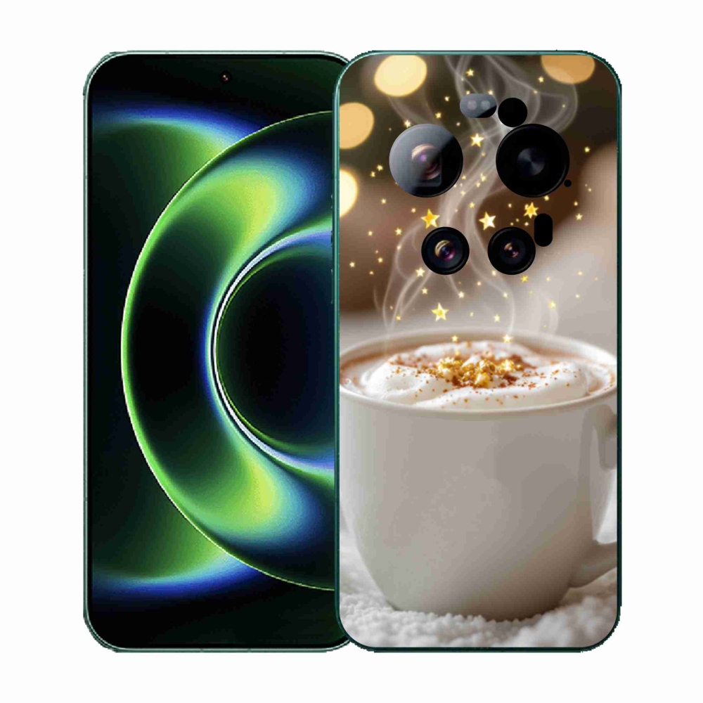 Gelový kryt mmCase na Xiaomi 17 Ultra - vánoční horký nápoj