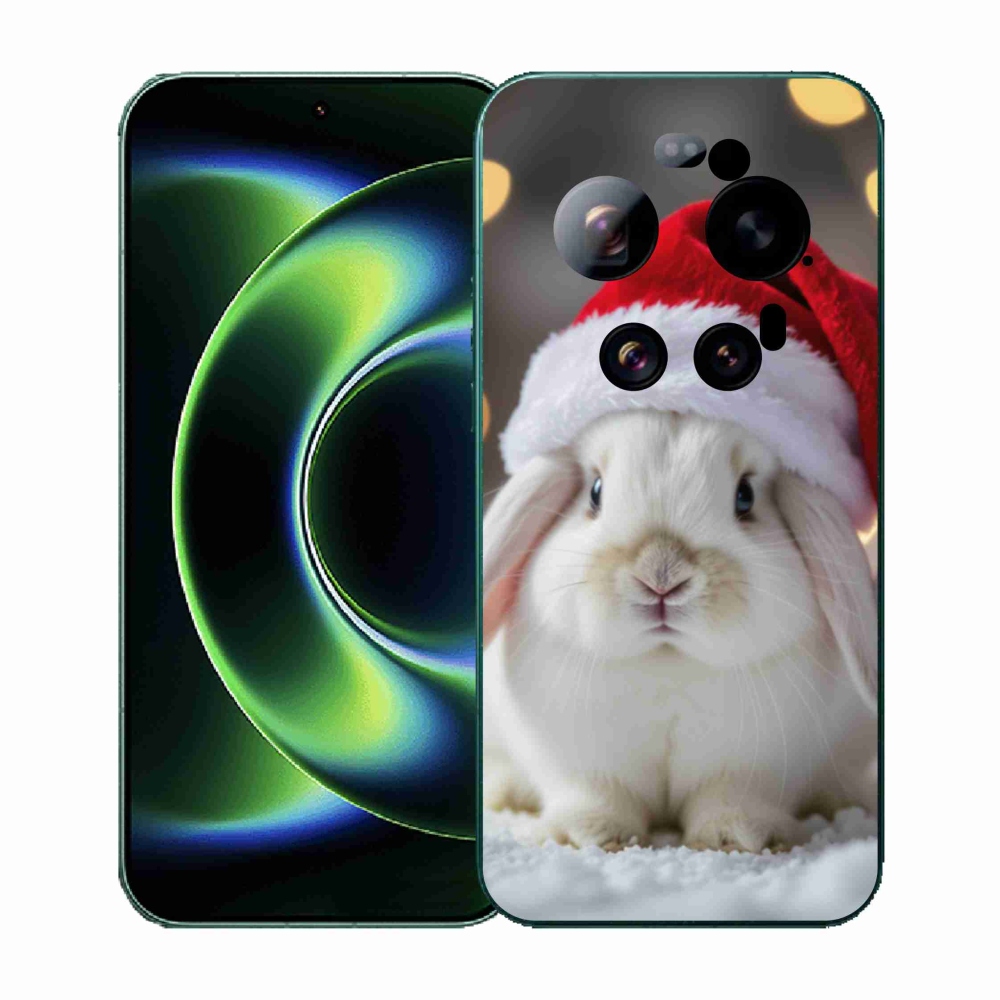 Gelový kryt mmCase na Xiaomi 17 Ultra - vánoční králík