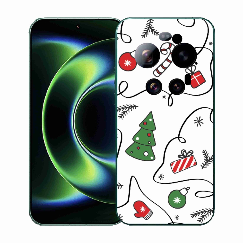 Gelový kryt mmCase na Xiaomi 17 Ultra - vánoční motivy