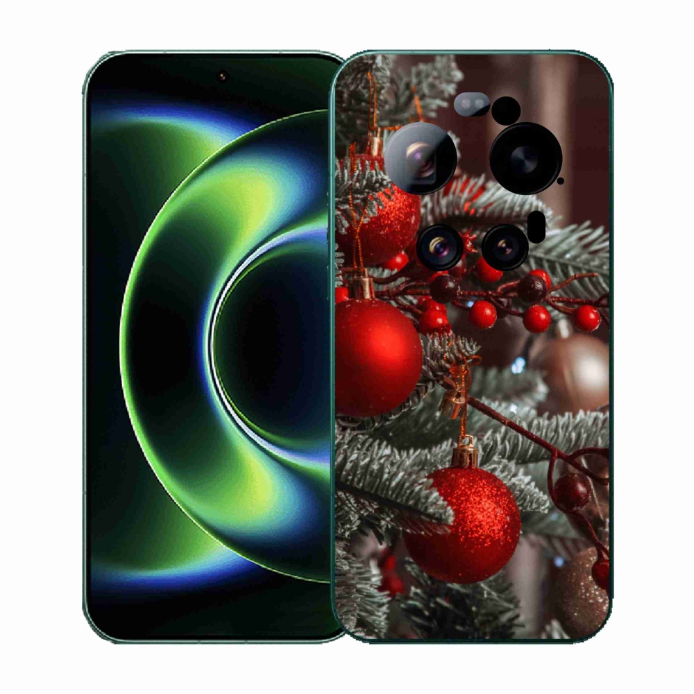 Gelový kryt mmCase na Xiaomi 17 Ultra - vánoční ozdoby 2