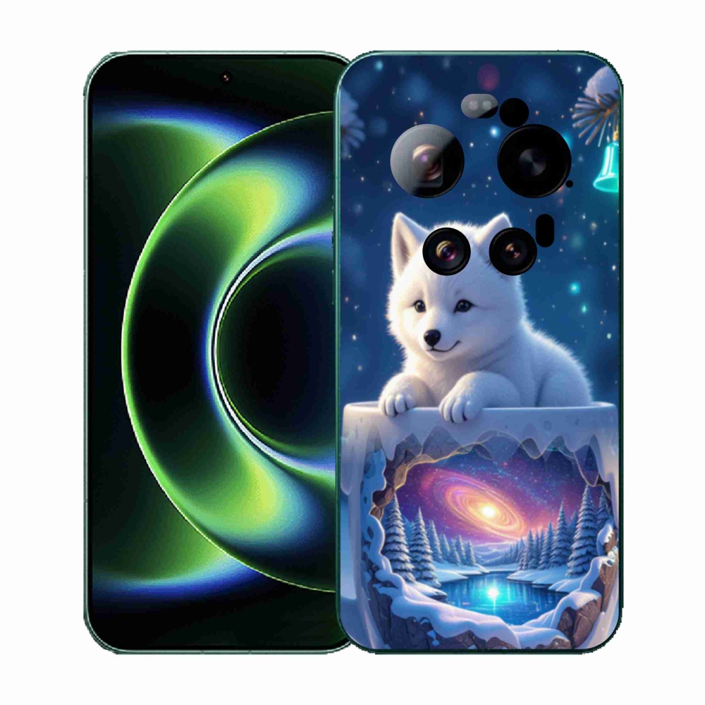 Gelový kryt mmCase na Xiaomi 17 Ultra - vánoční štěně