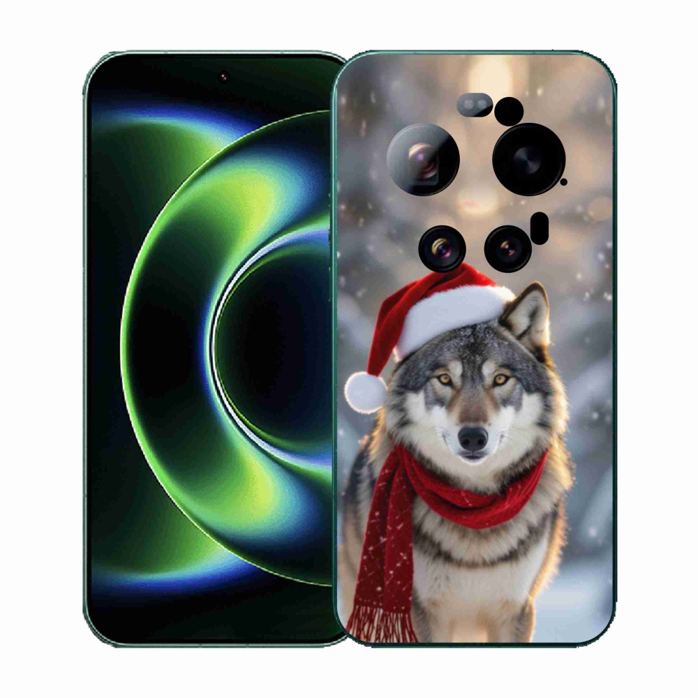 Gelový kryt mmCase na Xiaomi 17 Ultra - vánoční vlk