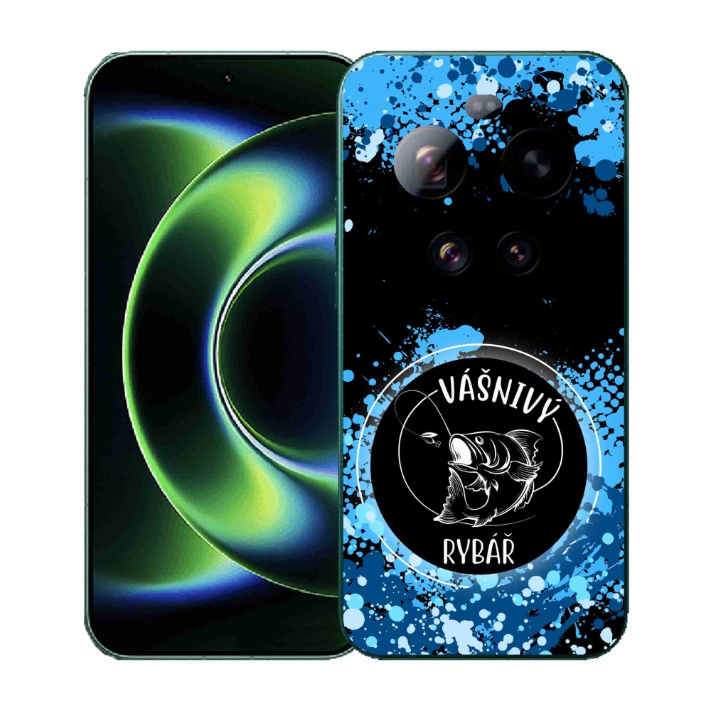 Gelový kryt mmCase na Xiaomi 17 Ultra - vášnivý rybář černé pozadí