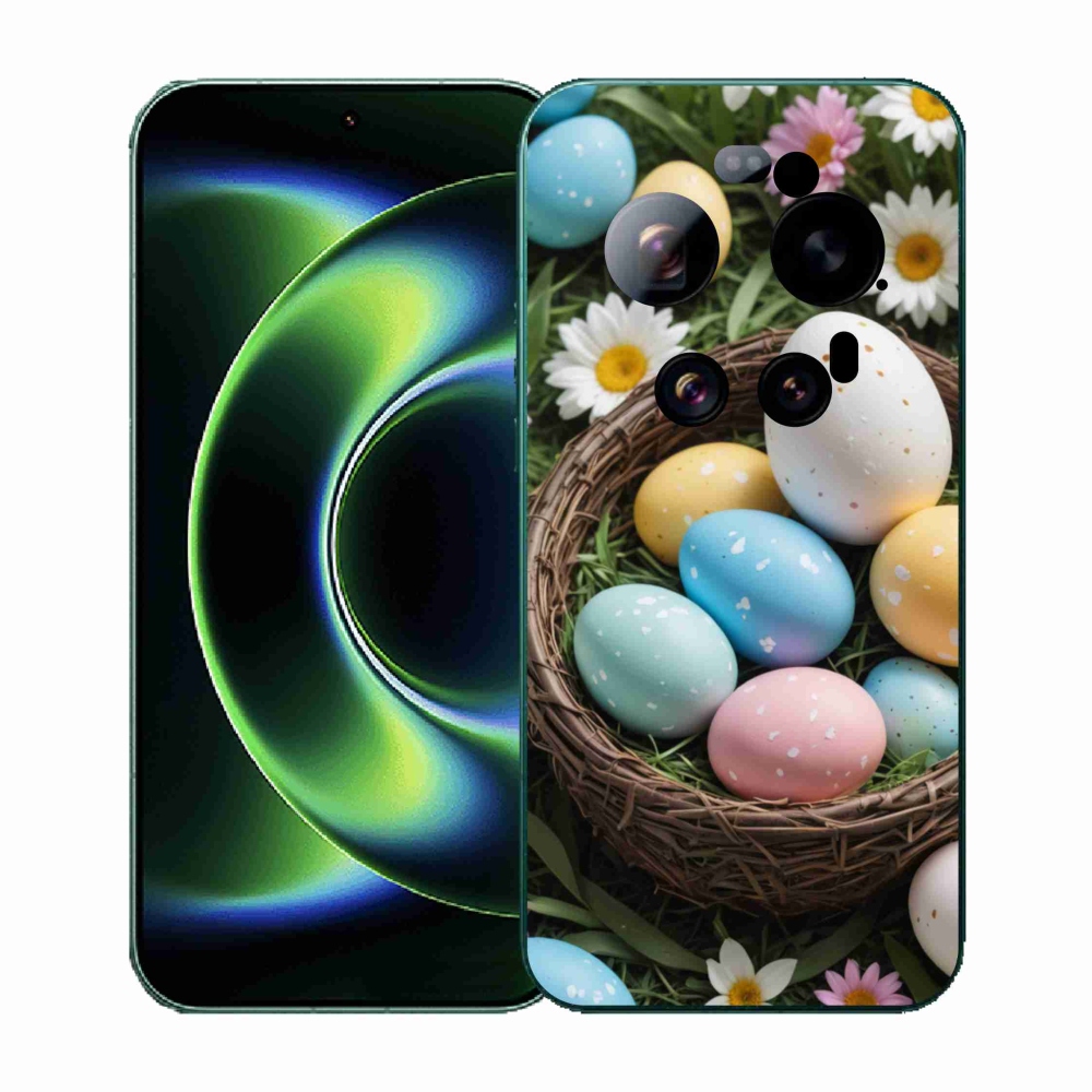 Gelový kryt mmCase na Xiaomi 17 Ultra - velikonoční vajíčka 2