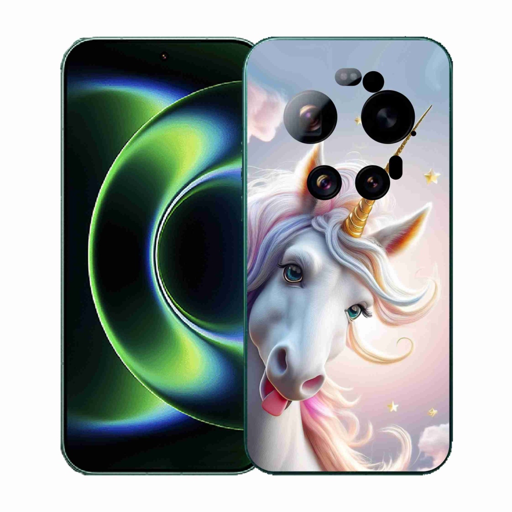 Gelový kryt mmCase na Xiaomi 17 Ultra - veselý jednorožec