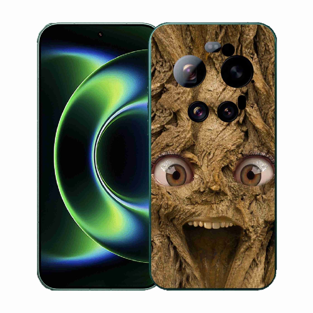 Gelový kryt mmCase na Xiaomi 17 Ultra - veselý strom s očima