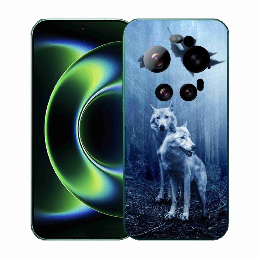 Gelový kryt mmCase na Xiaomi 17 Ultra - vlci v lese