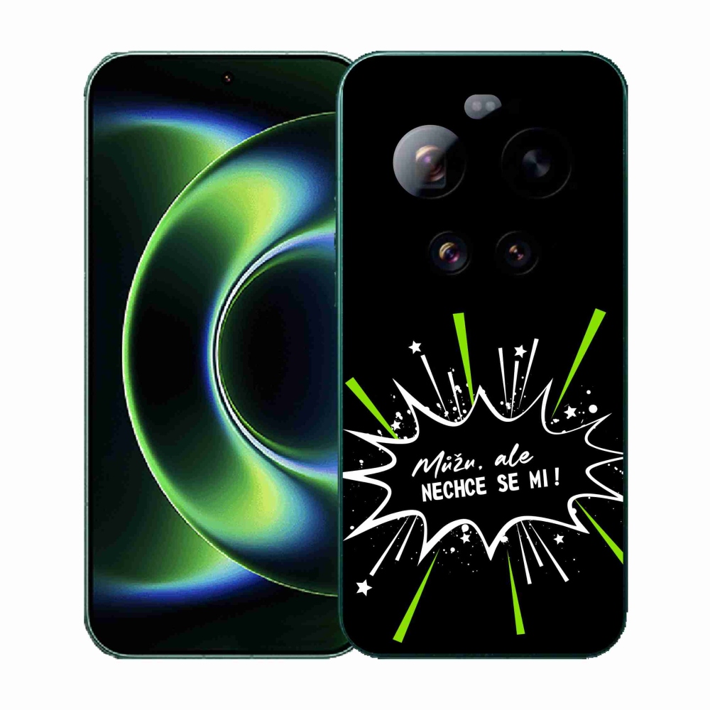 Gelový kryt mmCase na Xiaomi 17 Ultra - vtipný text 11 černé pozadí