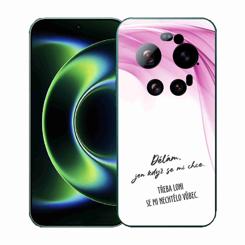 Gelový kryt mmCase na Xiaomi 17 Ultra - vtipný text 12 bílé pozadí