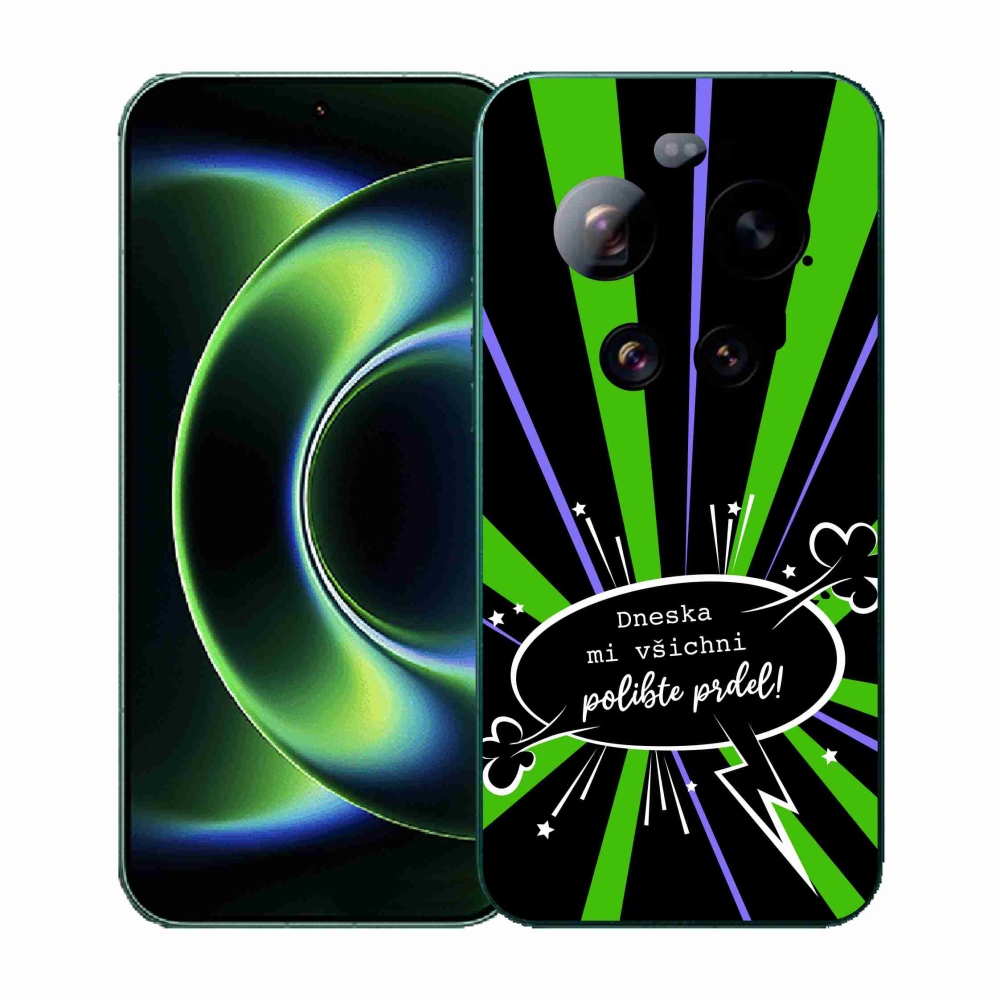 Gelový kryt mmCase na Xiaomi 17 Ultra - vtipný text 15 černé pozadí