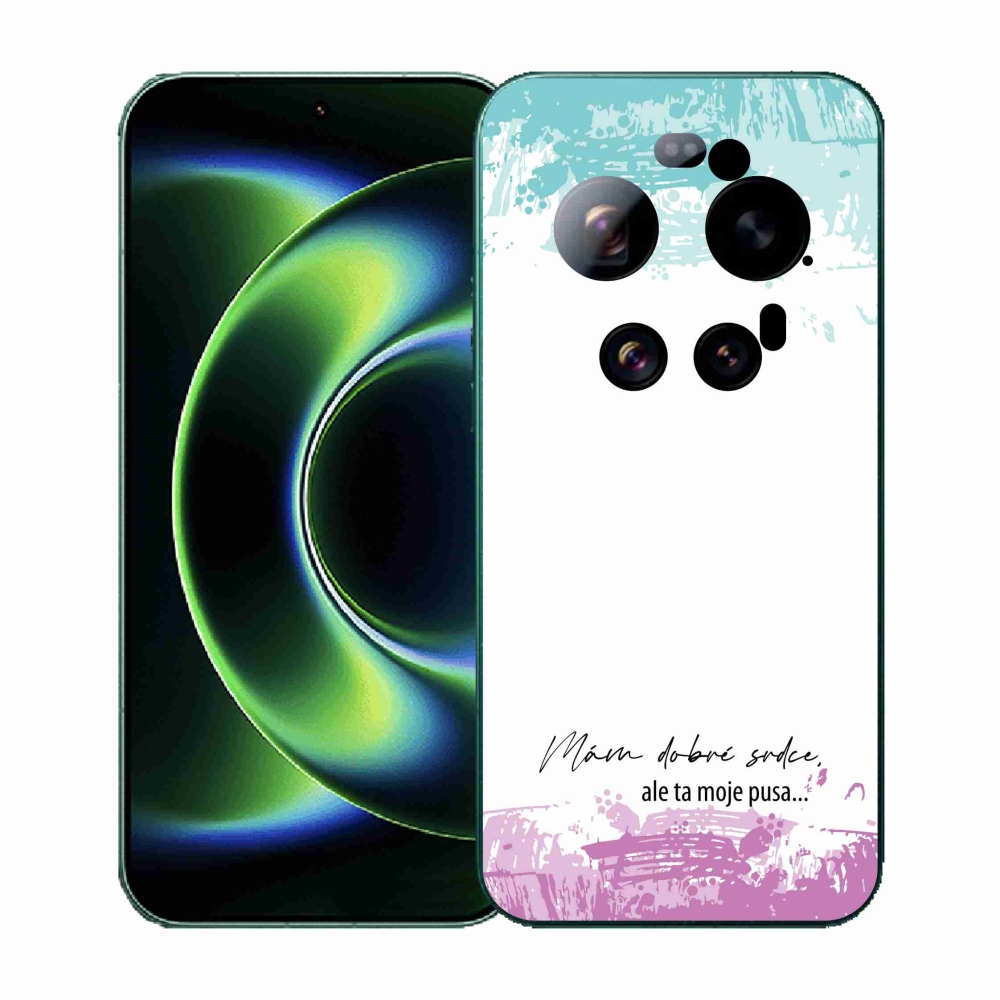 Gelový kryt mmCase na Xiaomi 17 Ultra - vtipný text 3 bílé pozadí