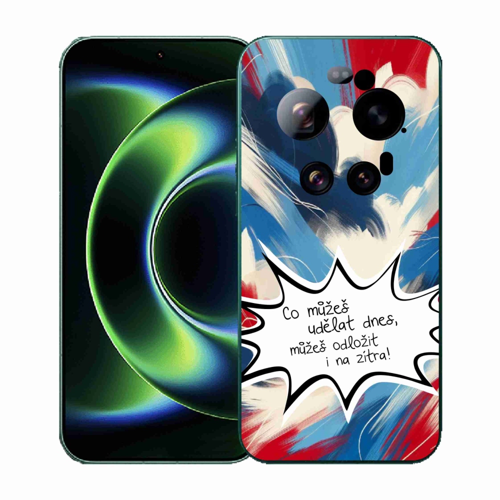 Gelový kryt mmCase na Xiaomi 17 Ultra - vtipný text 9 bílé pozadí