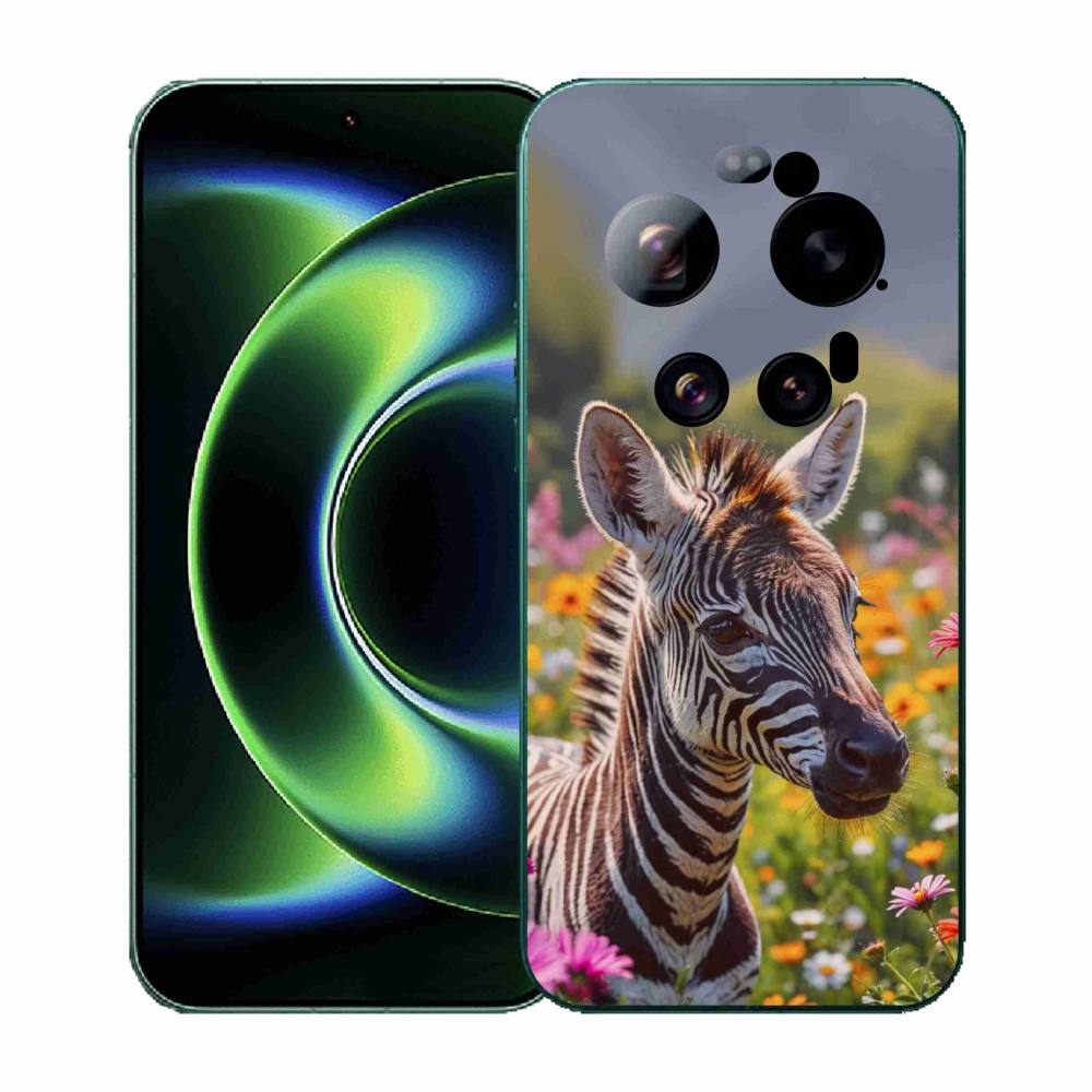 Gelový kryt mmCase na Xiaomi 17 Ultra - zebra na louce