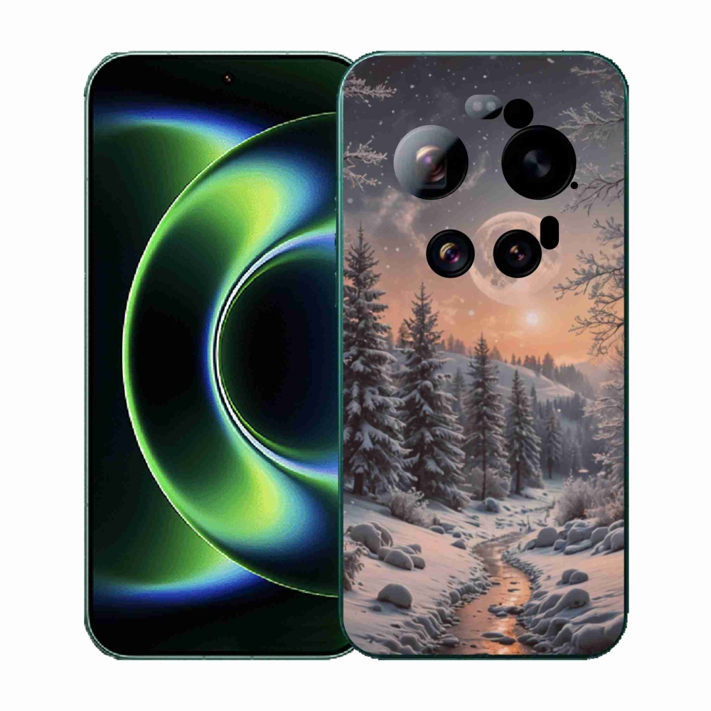 Gelový kryt mmCase na Xiaomi 17 Ultra - zimní krajina 2