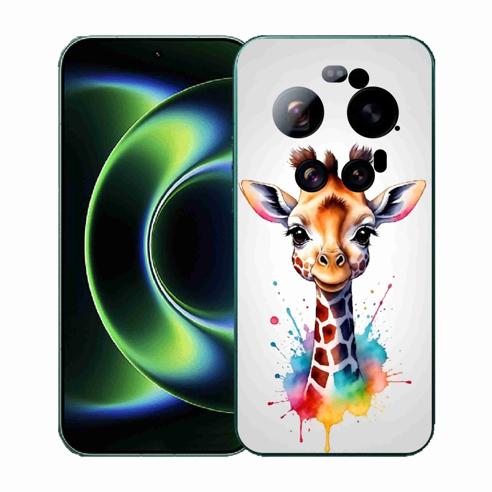 Gelový kryt mmCase na Xiaomi 17 Ultra - žirafa 1