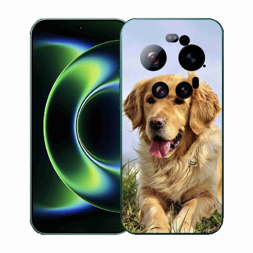 Gelový kryt mmCase na Xiaomi 17 Ultra - zlatý retrívr