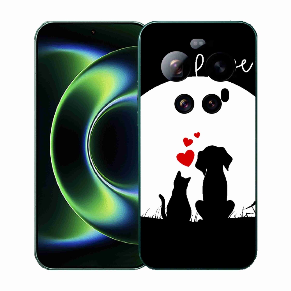 Gelový kryt mmCase na Xiaomi 17 Ultra - zvířecí láska