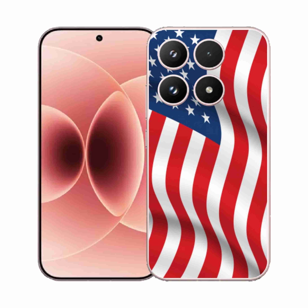Gelový kryt mmCase na Xiaomi 17 - USA vlajka