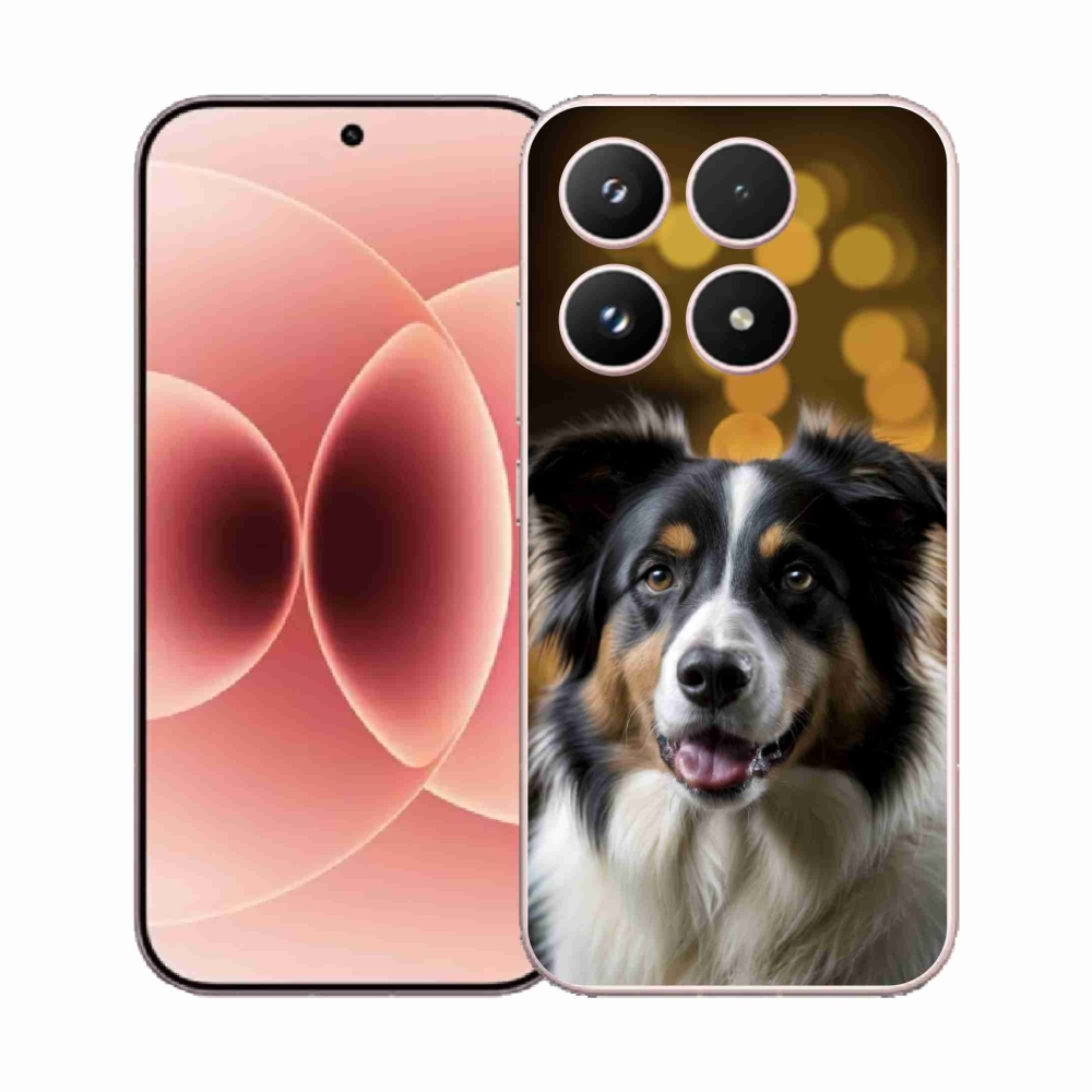 Gelový kryt mmCase na Xiaomi 17 - usměvavý australský ovčák