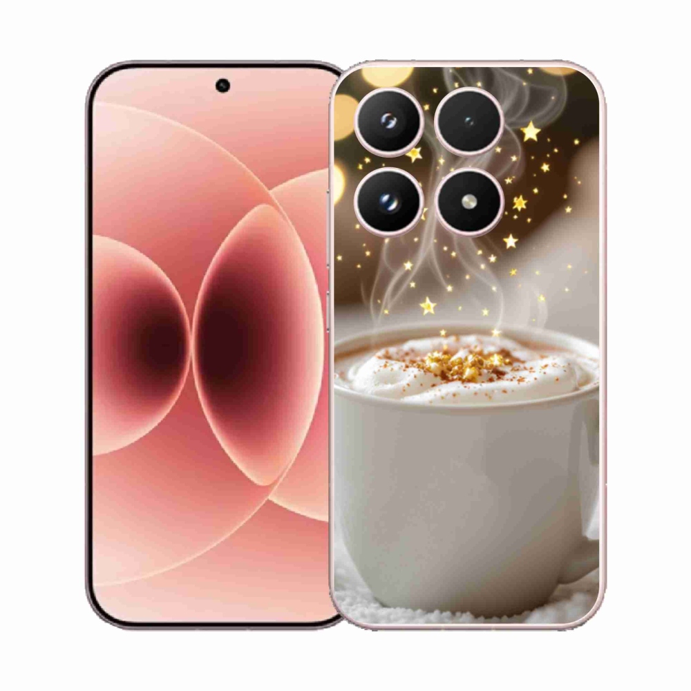 Gelový kryt mmCase na Xiaomi 17 - vánoční horký nápoj